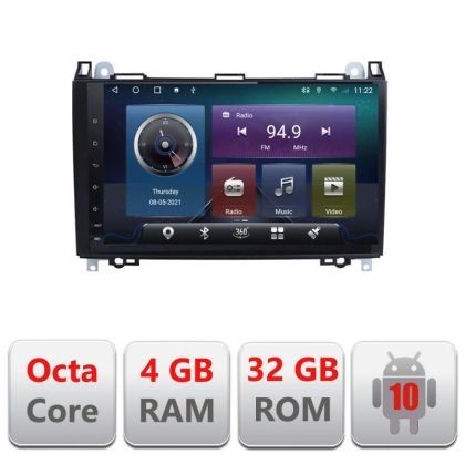 Navigatie Mercedes VW C-068 Octa Core cu Android Radio Bluetooth Internet GPS WIFI 4+32GB CarStore Technology