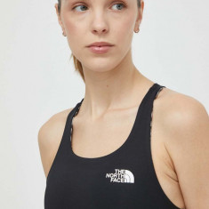 The North Face sutien sport reversibil Flex culoarea negru, modelator, NF0A886QWJI1