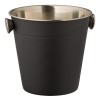 Recipient pentru Gheață, Negru Mat, Diametru 12.5cm, &Icirc;nălțime 12cm, Oem