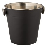 Recipient pentru Gheață, Negru Mat, Diametru 12.5cm, &Icirc;nălțime 12cm, Oem