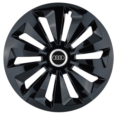 Set 4 capace roti Fox negru R14 pentru gama auto Audi foto