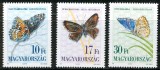 UNGARIA 1993, Fauna, Fluturi, serie neuzată, MNH