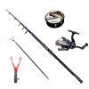 Set complet de pescuit cu lansetă telescopică 2.1m, mulinetă și accesorii, EAST SHARK