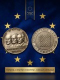 P10 Medalie argint Pionierii UE 35 mm ,19,5 g / argint .800 UNC