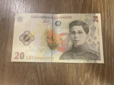 Bancnota 20 de lei 2021 foto