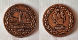 Medalia Expozitia filatelica nationala FILEX Transilvania - Bistrita 730 ani atestare, medalie comemorativa