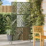 VidaXL panou de fencing metalic Verde Oliv Metal Mare