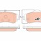 TRW GDB1917 COTEC set placute frana,frana disc