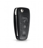 Set 2 bucati - Carcasa cheie Topautochei&amp;#174; compatibila cu Ford Focus Mondeo Fiesta
