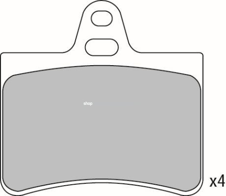 Set placute frana,frana disc CITROEN C5 II Break (RE) (2004 - 2016) KRIEGER 0950006365