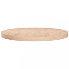 vidaXL Blat de masă rotund, &Oslash;70x4 cm, lemn masiv stejar netratat