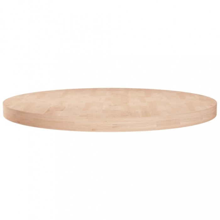 vidaXL Blat de masă rotund, &Oslash;70x4 cm, lemn masiv stejar netratat