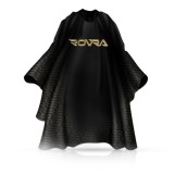 Cumpara ieftin Pelerina coafor/frizerie ROVRA - Neagra - guler neopren - RT98