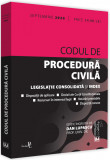 Codul de procedura civila. Septembrie 2020 |