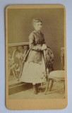 CDV Atelier Romania Cernauti Czernowitz S. Steiner femeie tanara