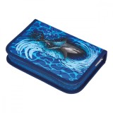 Cumpara ieftin Penar echipat 31 piese, 2 clape, Motiv Blue Shark Herlitz