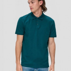 Tricou polo barbati din bumbac cu croiala Regular fit verde inchis S, Verde inchis, S INTL