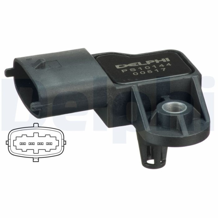 DELPHI PS10144 Senzor, presiune galerie admisie