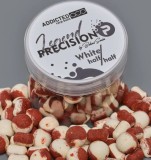 Boilies ADDICTED Carp Baits Precision Legend Half &amp; Half, White, 15mm, 40g