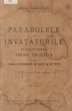 Parabolele si invataturile Domnului Nostru Iisus Hristos pentru clasa II secundara de baieti si de fete