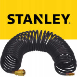 Furtun Spiralat 5 m Stanley 166005XSTN Aer Comprimat &Oslash;6x8 mm