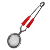 Infuzor Ceai, 16.5 cm, Metalic, M&acirc;ner Silicon, Plasă Fină, Oem