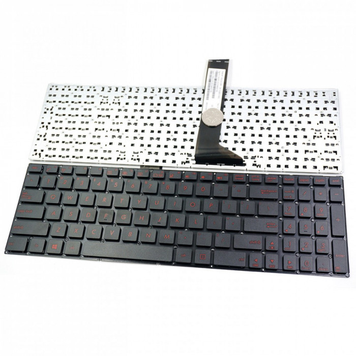 Tastatura Laptop ASUS R510 fara rama, us orange