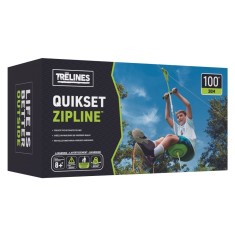 Tiroliana cu set de frana rapida 30 m