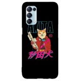 Husa compatibila cu Oppo A73 model Cyberpunk Akita, Silicon, TPU, Viceversa, Transparent, Carcasa