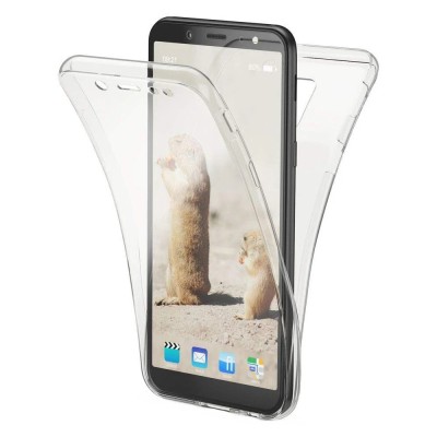 Husa Full TPU 360&amp;deg; (fata + spate) pentru Samsung Galaxy A6 (2018), Transparent foto