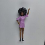 Burger King Barbie Fashionistas - Girl with Afro in Pink 2022