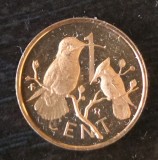 Moneda Insulele Virgine Britanice - 1 Cent 1973 - Proof