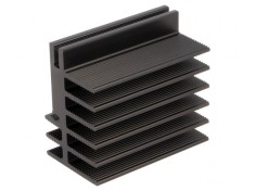 Radiator Aluminiu Negru 50x30x45mm foto