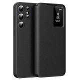 Husa tip carte Samsung Galaxy S25 Ultra SmartView Series, negru