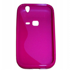 Husa silicon S-case rosie pentru Samsung Galaxy Ace Duos S6802