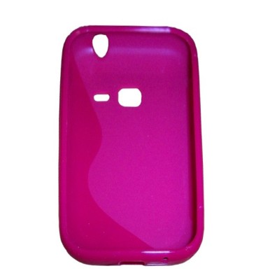 Husa silicon S-case rosie pentru Samsung Galaxy Ace Duos S6802 foto