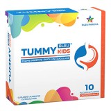Supliment pentru Sistemul Digestiv cu Indulcitori Tummy Bleu Kids 10 plicuri Bleu Pharma