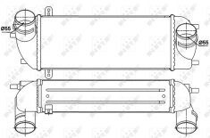 NRF 30338 Intercooler, compresor