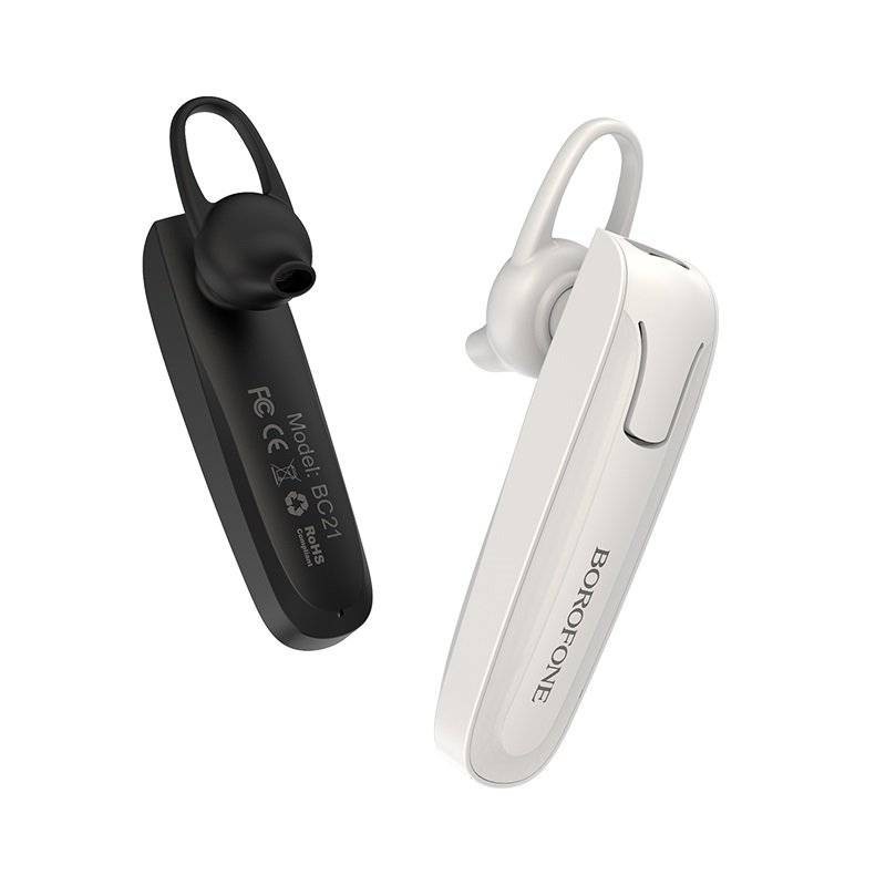 Casca Bluetooth BOROFONE BC21 Alb (pentru iPhone/ Samsung/ Huawei/ Nokia) |  Okazii.ro