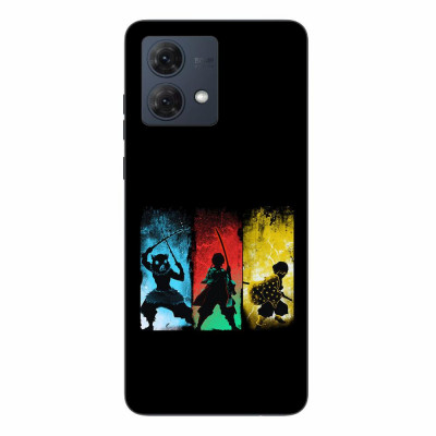 Husa compatibila cu Motorola Moto G84 Silicon Gel Tpu Model Demon Slayer Team foto