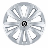 Set 4 Capace Roti Terra Gri R16, pentru Renault