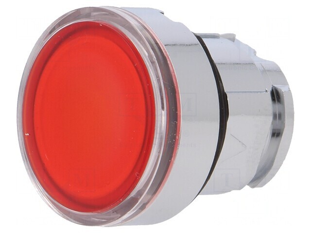 Comutator Apăsare 22mm Roșu IP66
