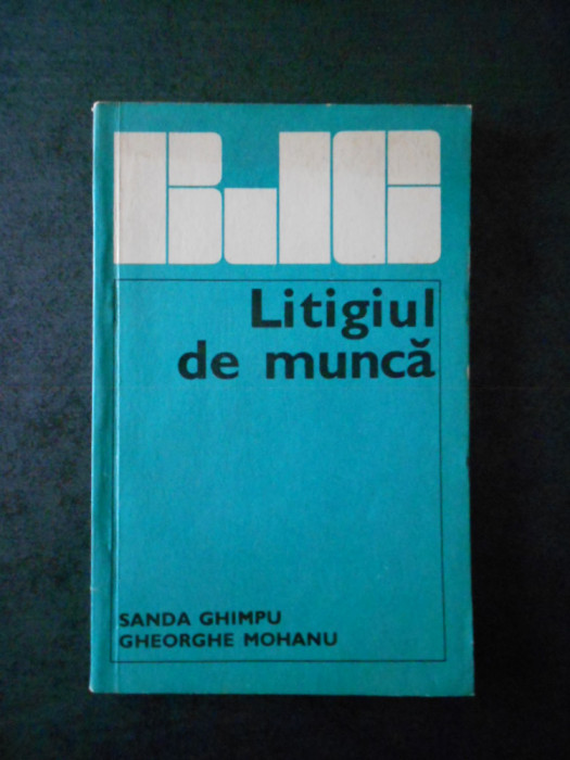 Sanda Ghimpu - Litigiul de munca