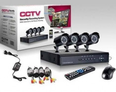 Kit de supraveghere HD, format din 4 camere de interior/exterior, HDMI foto