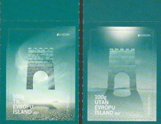 ISLANDA 2017 EUROPA CEPT CASTELE foto