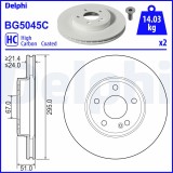 DELPHI BG5045C Disc frana