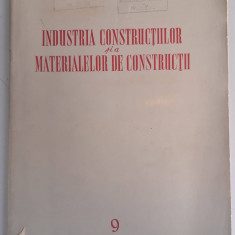 REVISTA CONSTRUCTIILOR SI A MATERIALELOR DE CONSTRUCTII - 1956 - nr.9