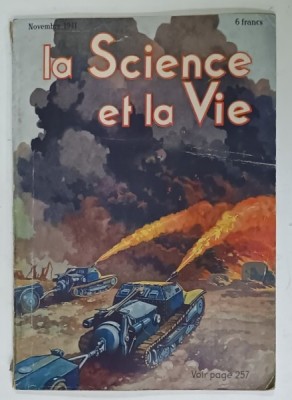 LA SCIENCE ET VIE , REVUE , NOVEMBRE 1941 foto