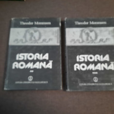 Istoria romana-Theodor Mommsen vol 2+3 RF11/0