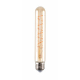 Bec LED Filament Amber E27/4W/480LM/2500K T30x185, Spin